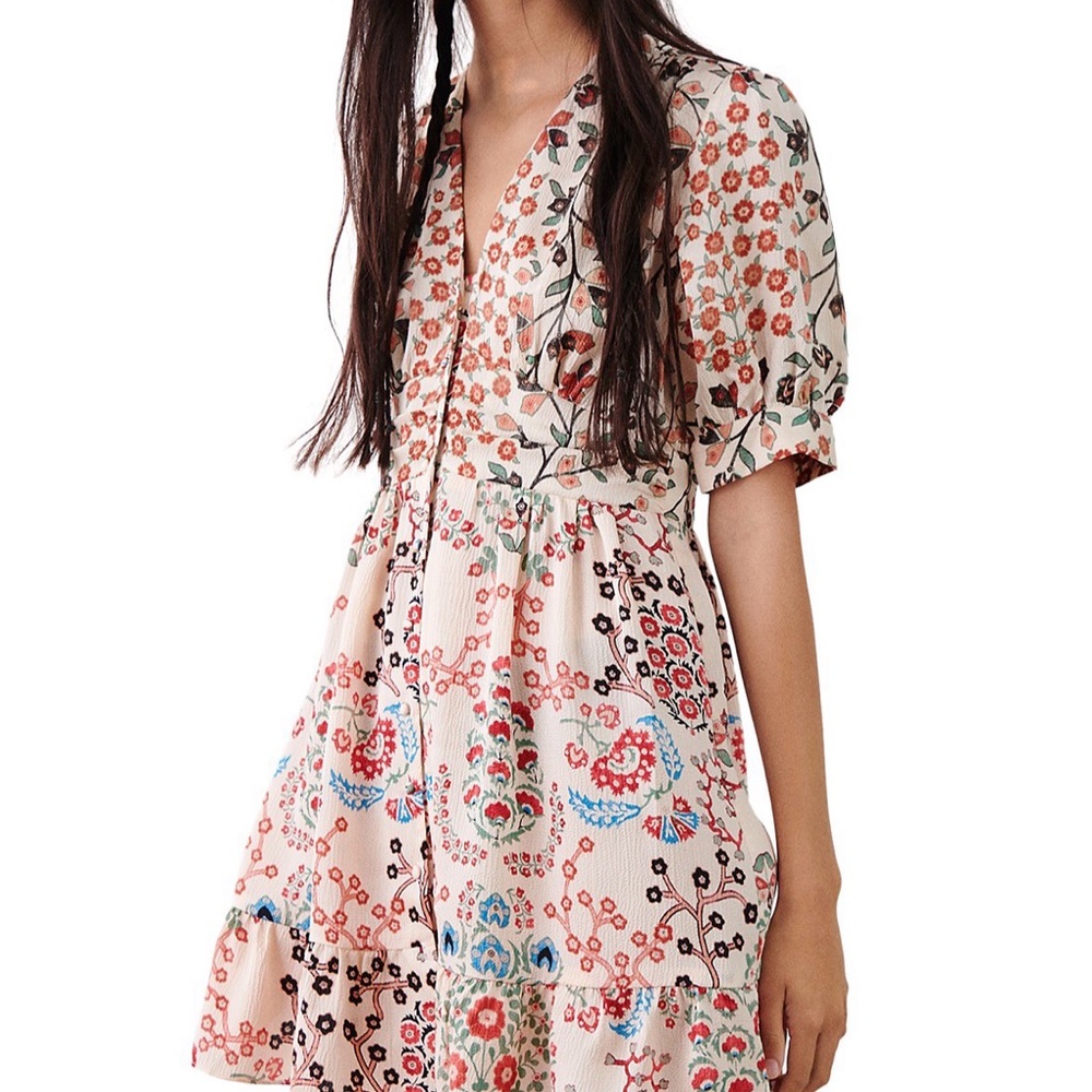 ba&sh Multicolor Floral Mini Dress
